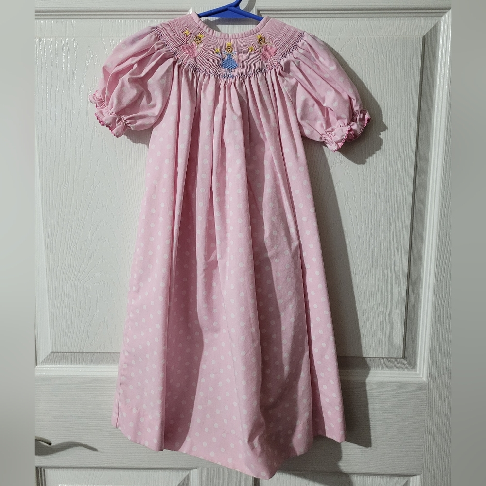 ⭐️ Beth Terell by Johnston Smocked Fairy Princess Dress size 4